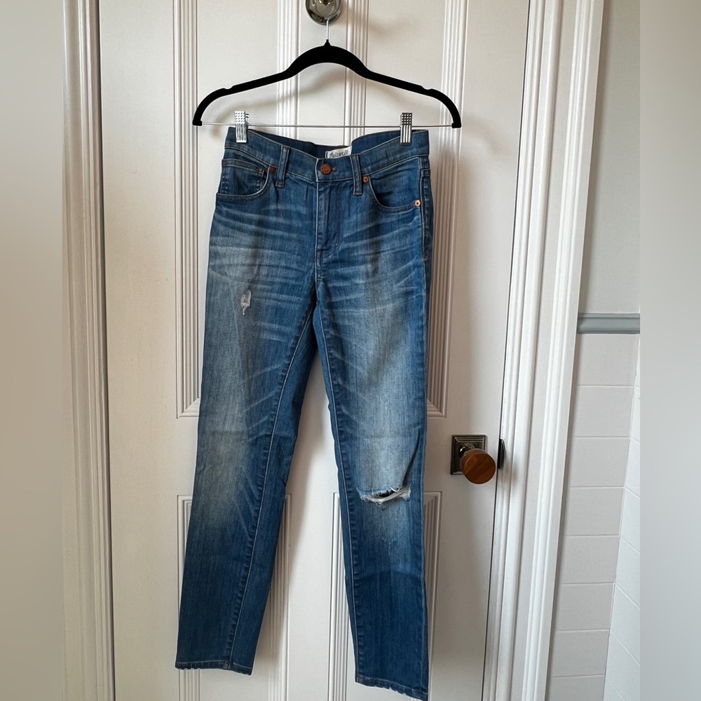 Madewell High Rise 9” Skinny Skinny Jean Faded Wash